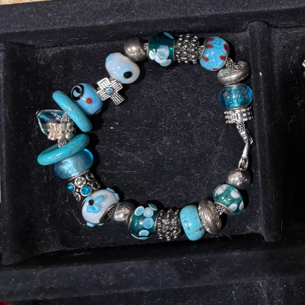 Turquoise Beaded Bracelet Set